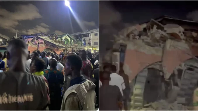 Building collapses in Ebute Metta,Trapping Several Alive