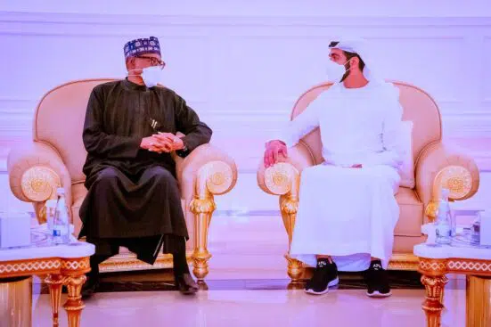 (Photos) President Buhari Arrives In Dubai