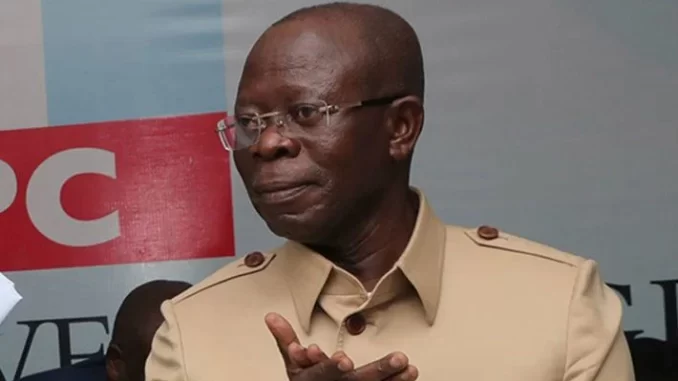 Oshiomhole Meets With APC Chairman Over Rigging Allegation