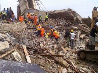 One Killed As Building Collapses In Lagos