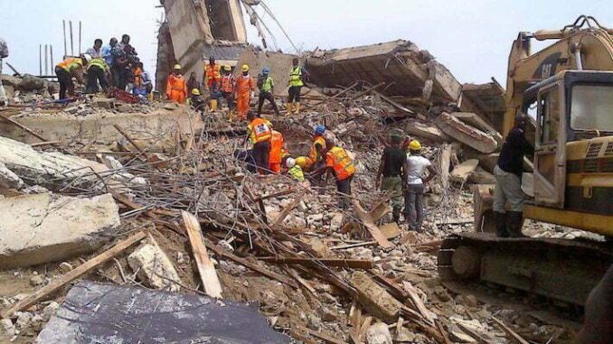 One Killed As Building Collapses In Lagos